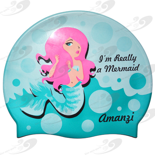 AMANZI® Mermaid Badekappe