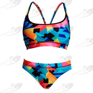 Funkita® Colour Burst Sportbikini 1a