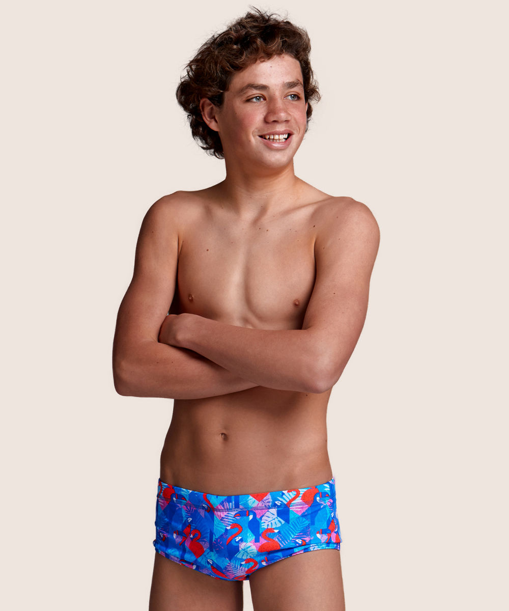 Funky Trunks® Flaming Vegas Boys Printed Trunk 2