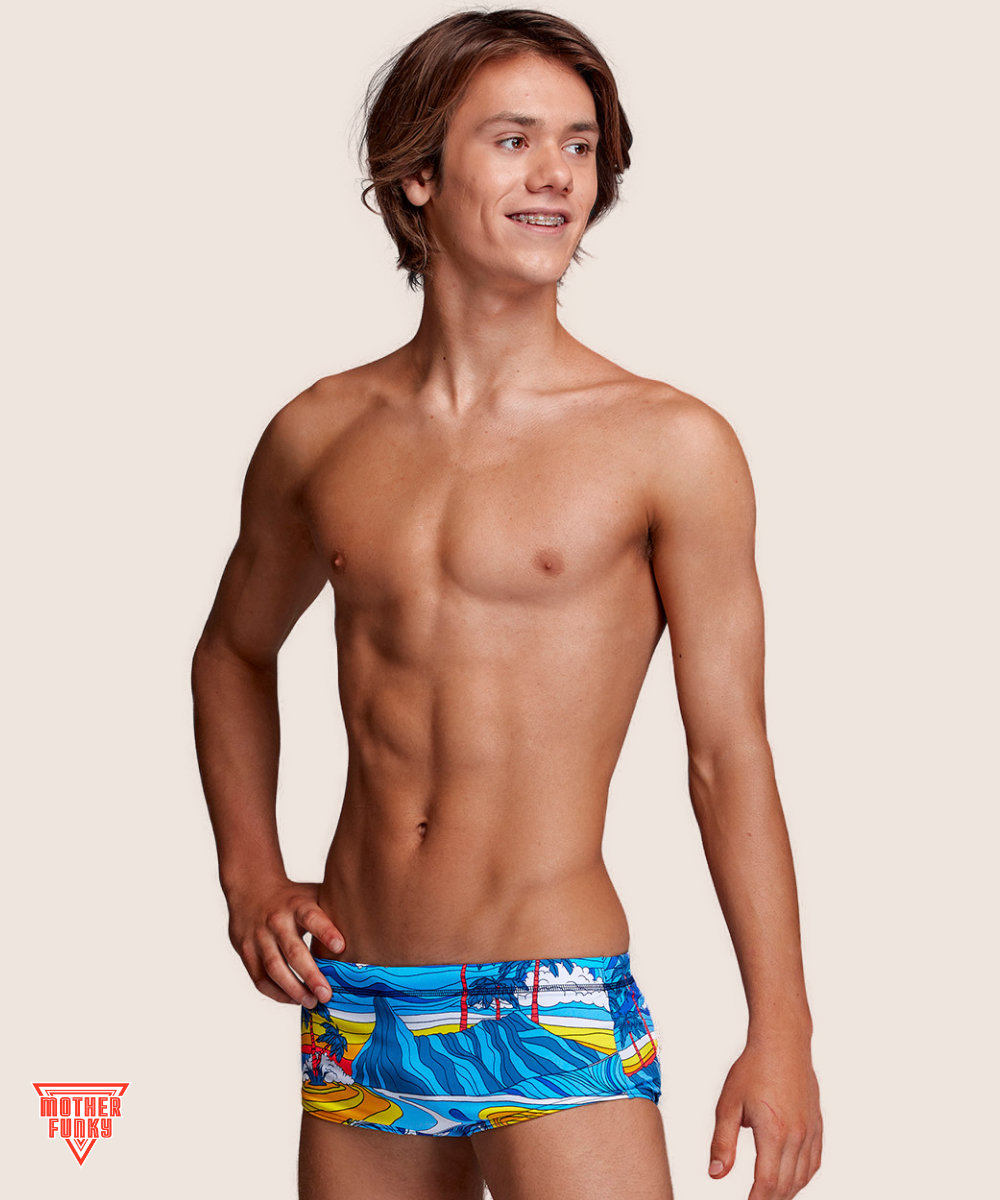 Funky Trunks® Beach Bum Boys Eco Printed Trunk 2