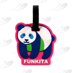 Funkkita® Gepäckanhänger Pink Panda