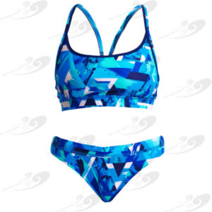 Funkita® Bashed Blue Sportbikini 1